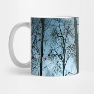 Time Reflection in Blue Mug